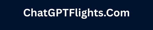chat gpt flights